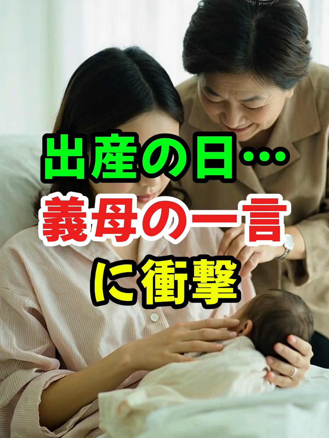 出産の日…義母の一言に衝撃...#ガルちゃん #2ch#ガルちゃん #人生 #shorts