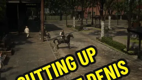 1st attempt at cutting up in Saint Denis  #fyp #rdr2 #arthurmorgan #rockstar 