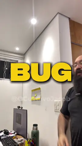 Quando um bug some do nada, isso não é nada bom …. #corporativo #trabalho #emprego 