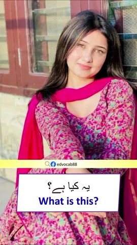 English To Urdu Vocabulary  #spokenenglish #englishspeaking #EnglishLearning #learningenglish #fyp 