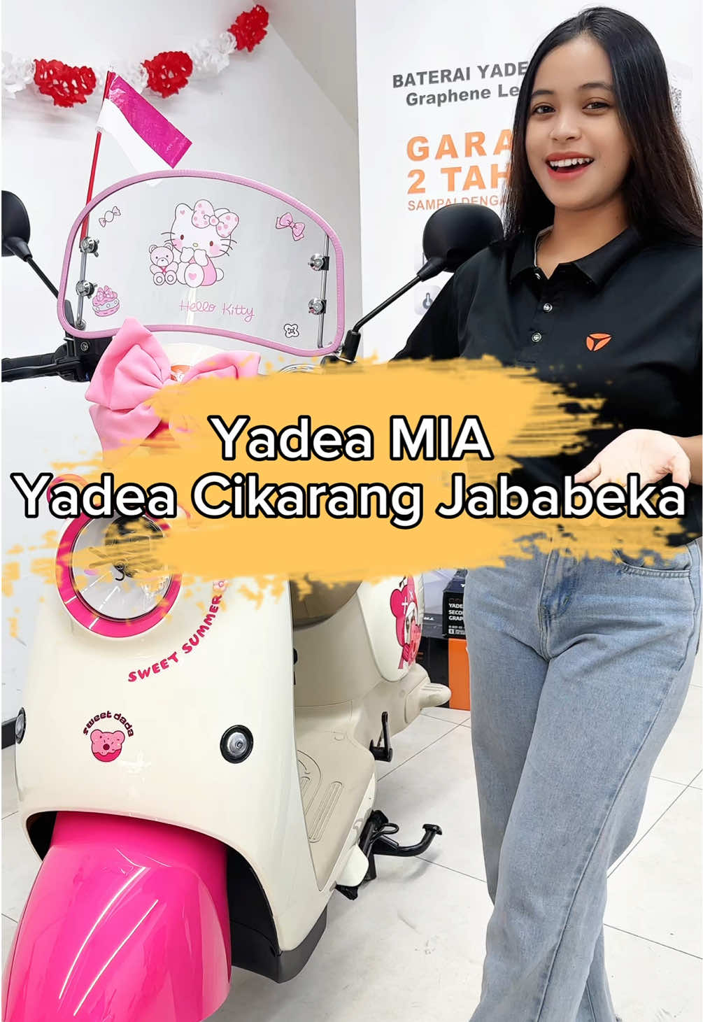 Kamu binggung nyari sepeda yang lucu & gemesin Yadea MIA ajaa💕💕#promogajian #fyp #yadeaindonesia #motorlistrik #fypシ #yadeacikarang #Sepedalistrik #promokemerdekaan 