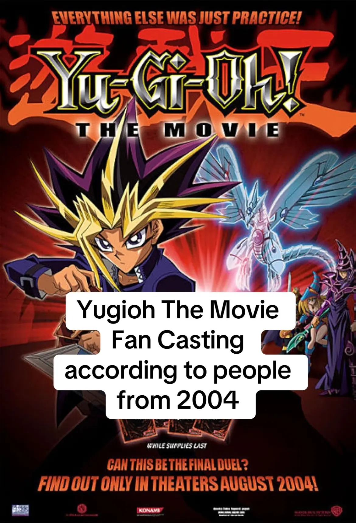 #fancasting #yugioh #yugiohthemovie #2004 #yugiohgonehollywood 