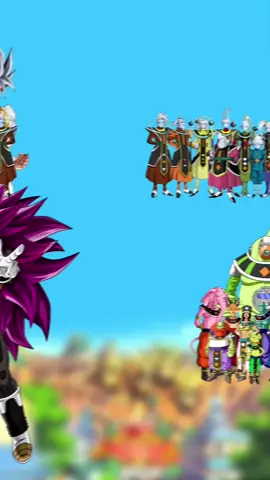 Goku vs All angels and Vegeta vs All God of Destructions