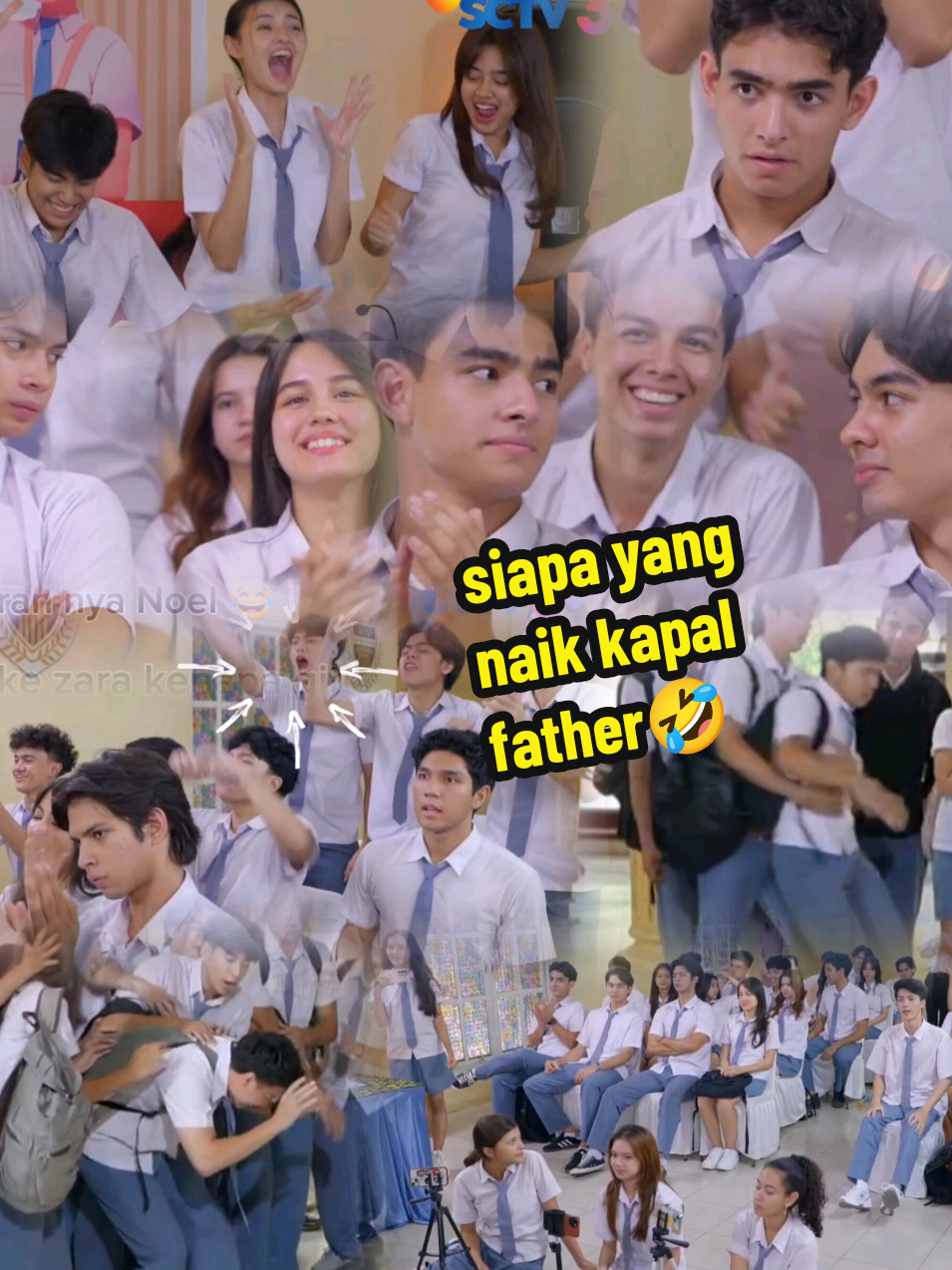 detail yang sangat ngakak 🤣 rusuk sekali mereka 😂  #sinemart #asmaragenz #nicolerossi #fattahsyach #aqeelacalista 