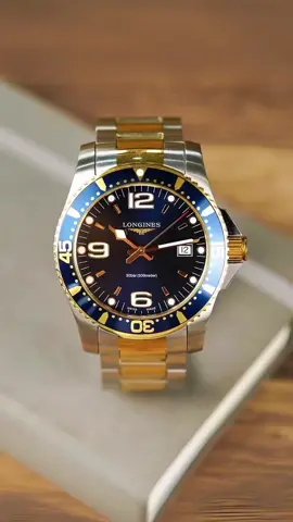 Longines HydroConquest – mạnh mẽ chuẩn đồng hồ lặn 300m, sang trọng với demi vàng lịch lãm. Lựa chọn dành cho quý ông yêu sự bền bỉ thể thao kết hợp phong thái tinh tế hàng ngày #Topwatch #T10922042501 #donghochinhhang #donghocu #longines 