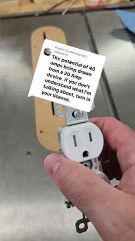 Replying to @undoc_eng Your logic needs more logic.... #electrician #electrical #electriciansoftiktok #receptacle #angrysparky 