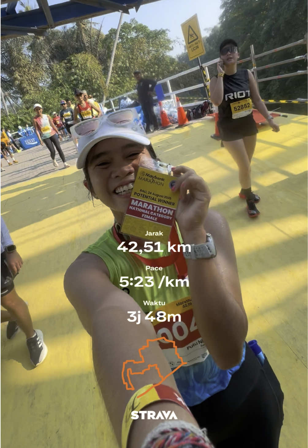 Thank god for finish strong potential winner🥹🩷  #maybankmarathon #maybankmarathon2025 #CapCut #Running #runner #fypage #fyppppppppppppppppppppppp 