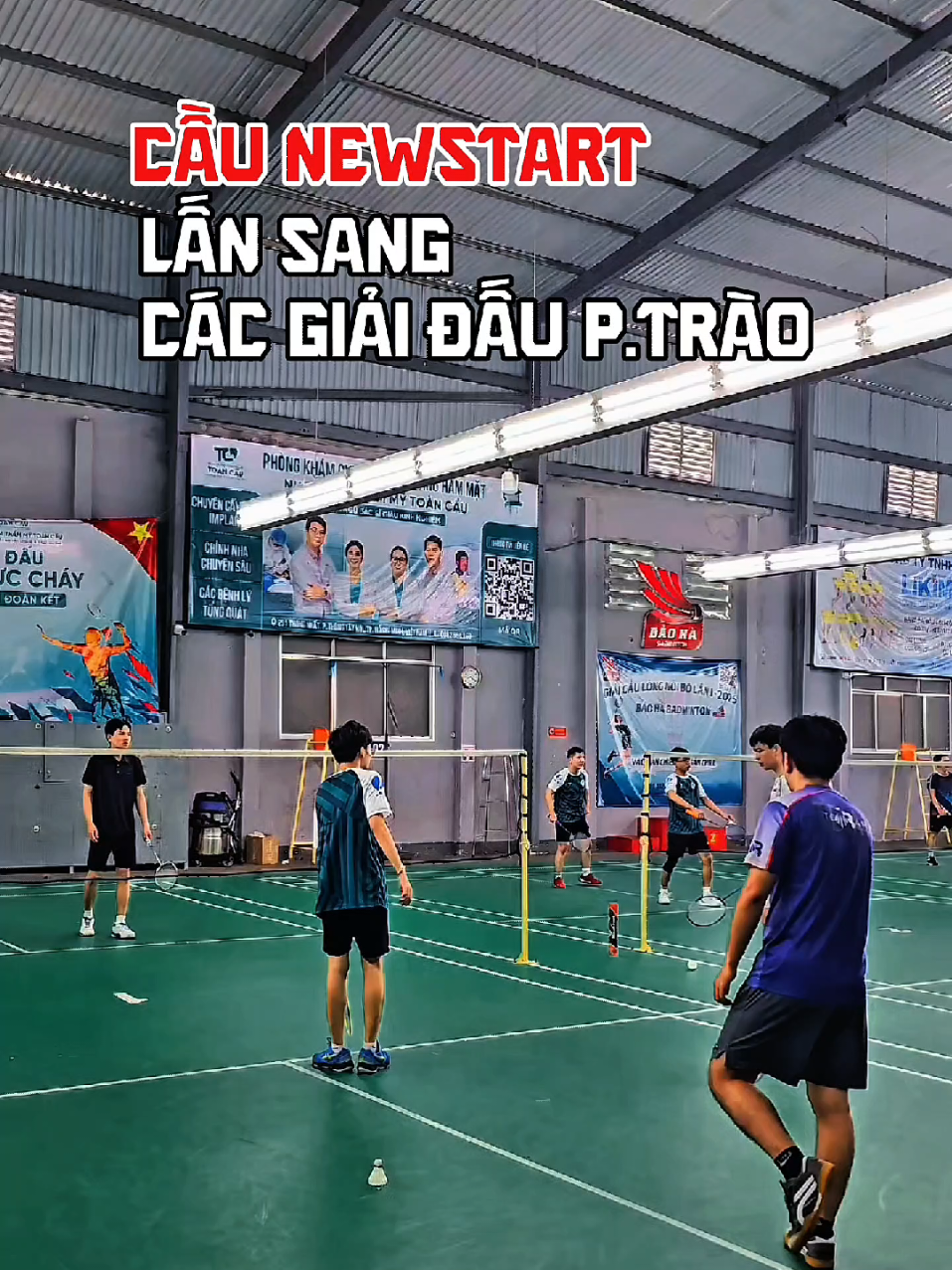 Lí do vì sao cầu Newstart ngày càng lấn sang các giải đấu phong trào. #newstart #thethao #caulong #caulongphongtrao #fyp 