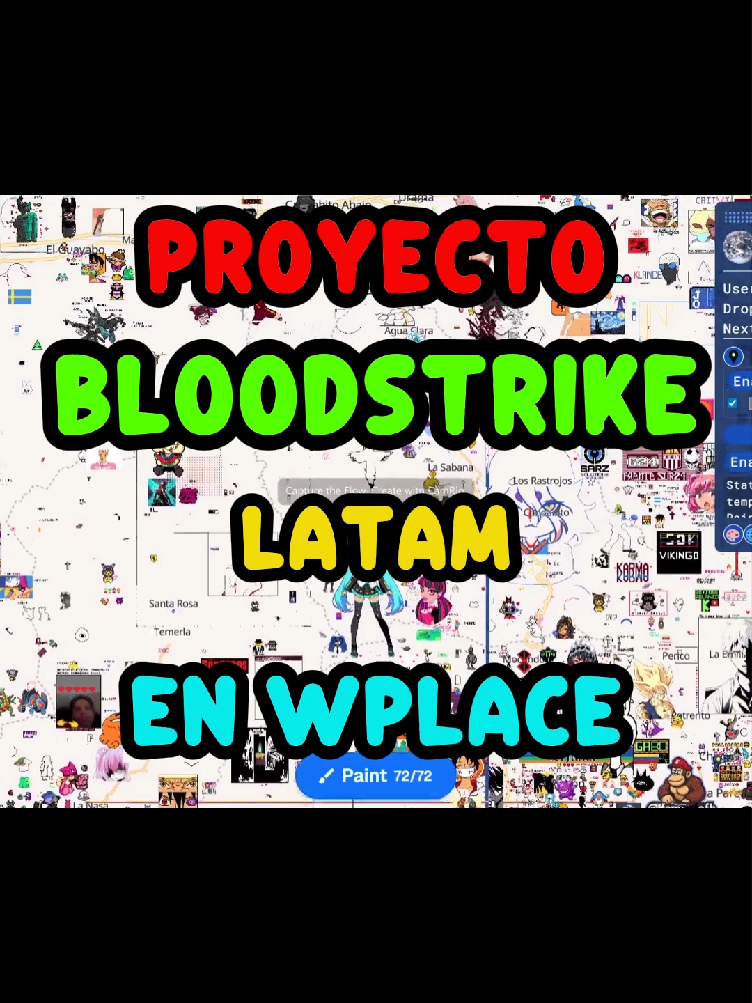 Ran Sandia en la página WPlace #bloodstrikelatam #bsinwplace #BloodStrike #omega