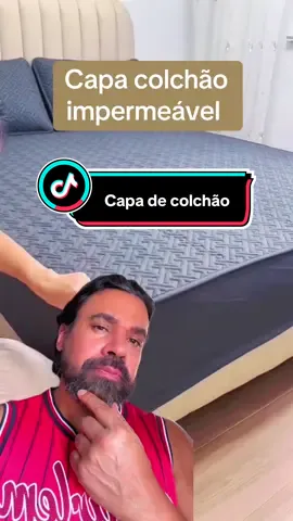 Capa de colchão impermeável #capadecolchaoimpermeavel #viral #tiktokshop #foryoupage #fyp 