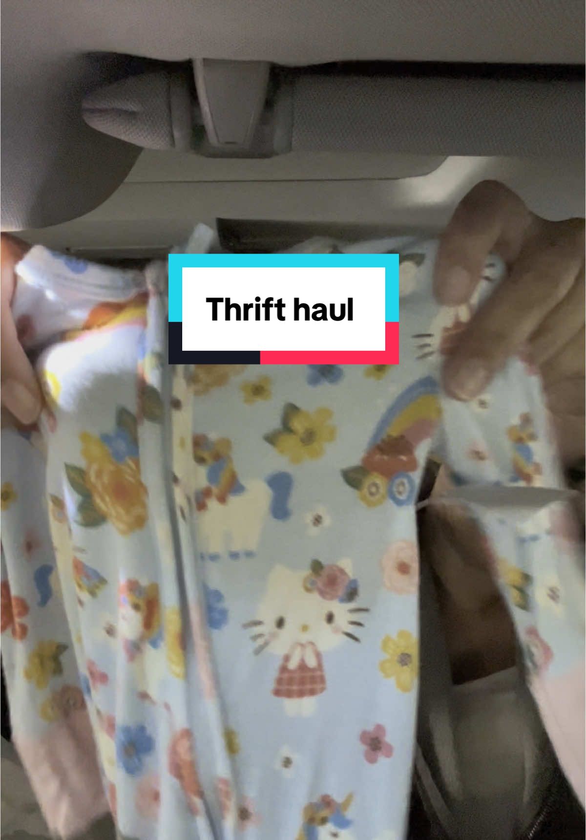 Little thrift haul #babygirl #babythrifthaul #haultok #thrifting  #fpyシviral #kytebaby #littlesleepies #poshpeanut #hellokittyfinds #hellokittyposhpeanut 