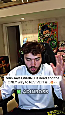 Adin says GAMING is dead and the ONLY way to REVIVE IT is…🔥👀#adinross #gta6 