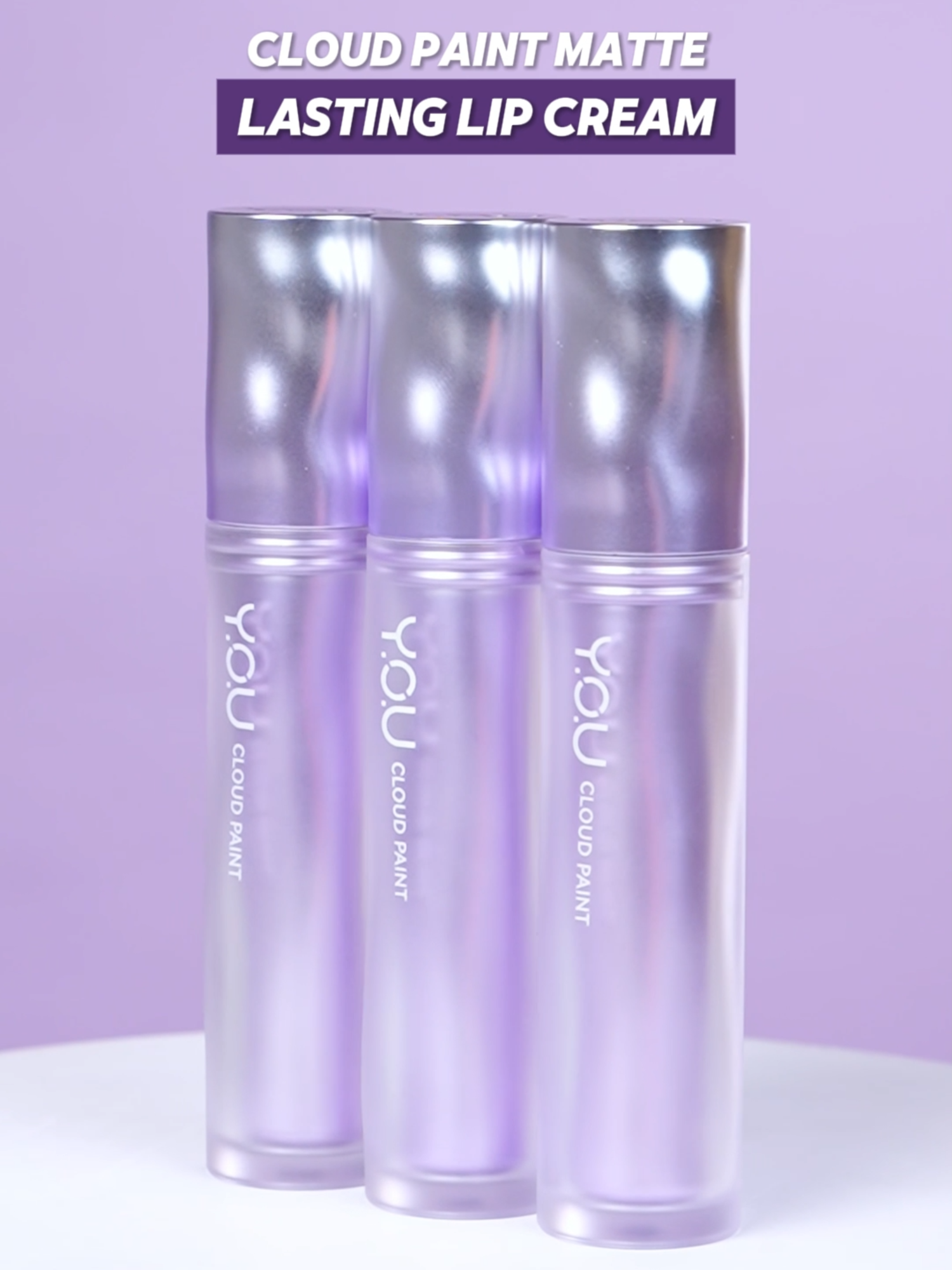 18 hours of matte perfection 💋✨ Cloud Paint Matte Lip Cream with Color-Lock Technology—transferproof, lightweight, and silky in just one swipe.