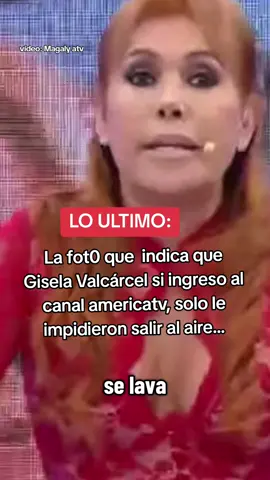 #giselavalcárcel si ingreso a américa tv, solo no le permitieron salir al aire en el programa #americahoy confirma #magalytvlafirme #magalymedina 