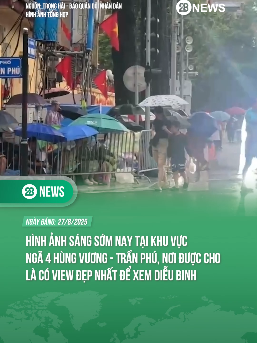 NGƯỜI DÂN BẤT CHẤP MƯA GIÓ VẪN TỚI XẾP HÀNG XEM DIỄU BINH #tiktoknews #theanh28 #theanh28news #TWĐ #TuhaoVietNam #quockhanh #A80 #RangRoVietNam #ProudVietnam #TetDocLap