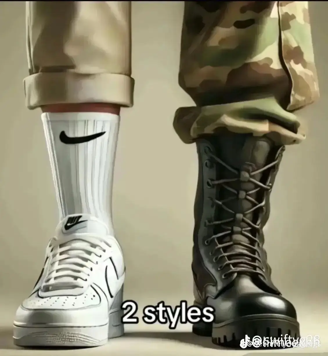 Camo or casual… either way, still locked in… #fyp #miltok #armytok #31b