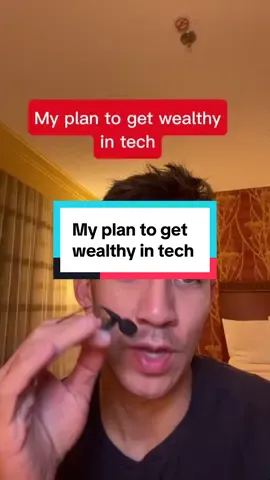 How I’m going to get wealthy in the tech industry. #techindustry #startup #careeradvice #careertips 