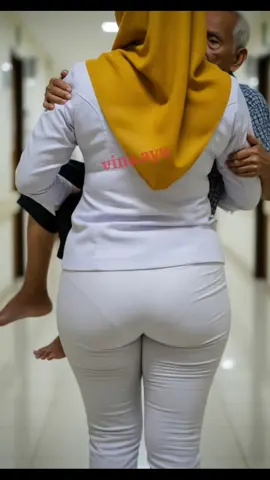 jadi perawat harus kuat 💪 #jilbabcantik #mamamuda #cewekidaman #fypシ゚viral #perawat 