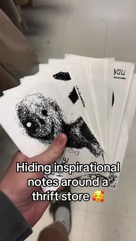 I hope they feel inspired 😍 (stickers for sale, link in bio) #notes #blackandwhite #inspiration #sofun #helpmefindhim #inspirational