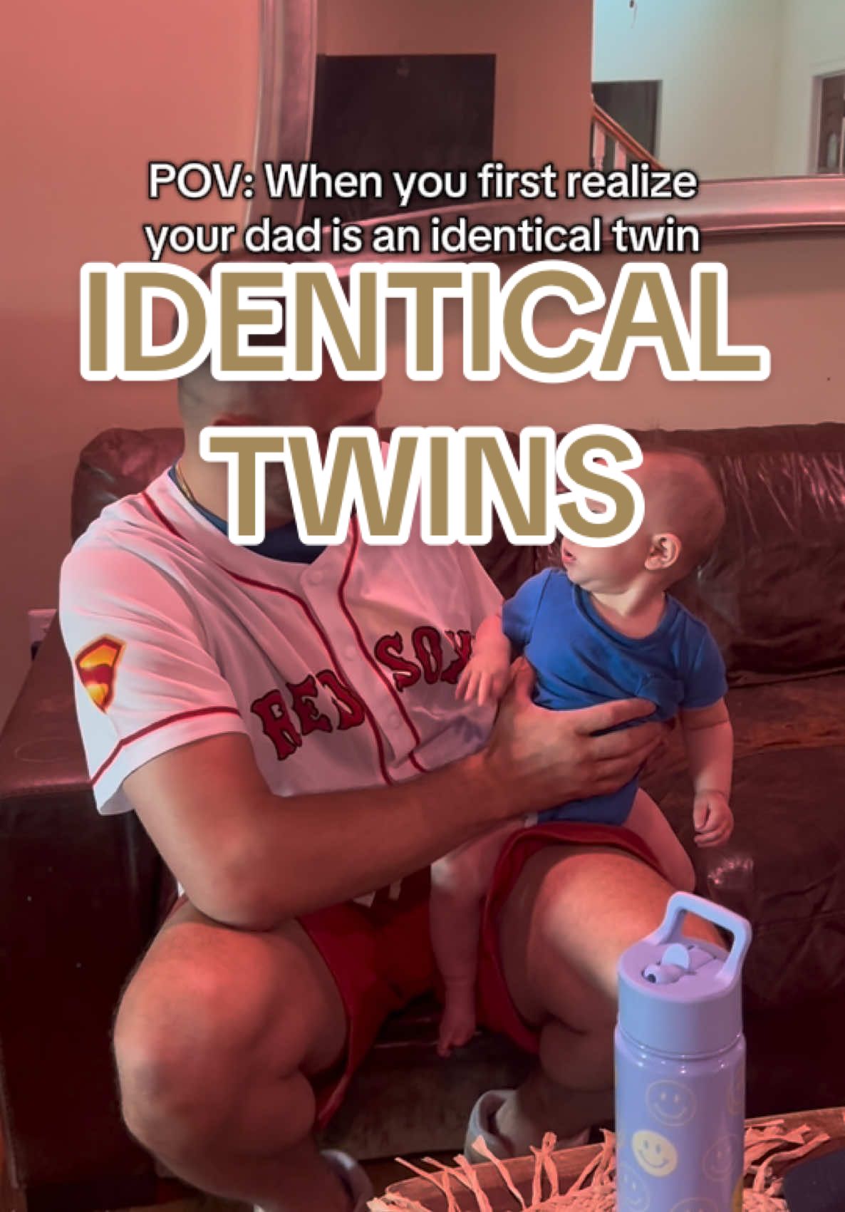 He’s like wait a minute 🥺😅 #husband #identicaltwins #mcaloonfamily #couples #relationships #dads #dadgoals 