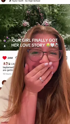 I’m so happy for my close personal friend @Taylor Swift 😭🤍💍 @Travis Kelce @Taylor Nation #taylorswift #taylorandtravis 