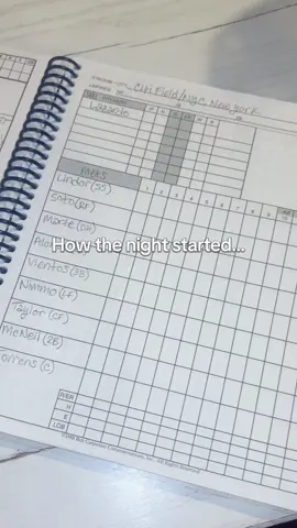So glad I kept book for this one! #baseball #mets #fyp #scorekeeping 