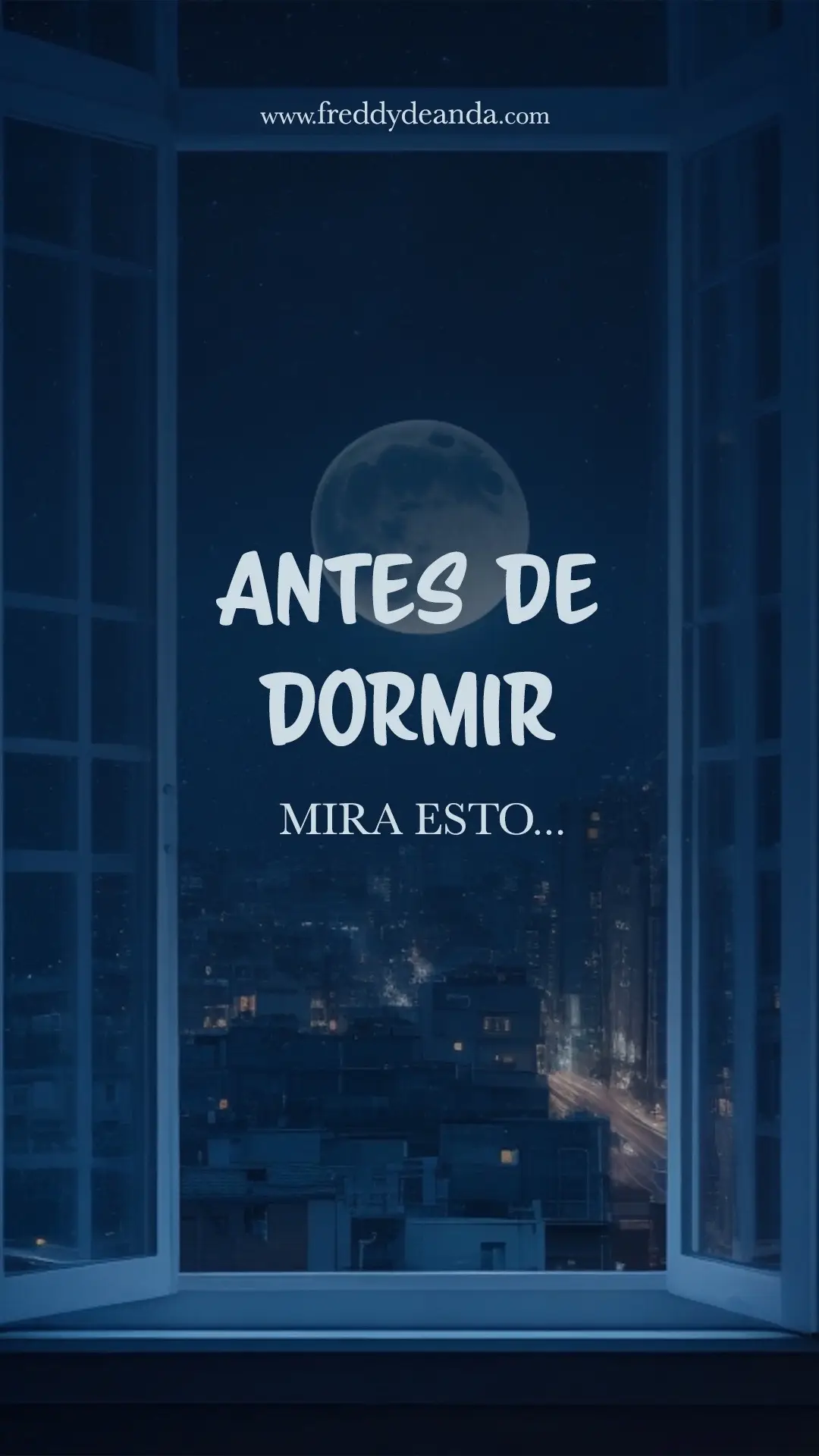 Detente un momento y habla con Dios con esta poderosa oración de la noche.  #freddydeanda #oremos #oraciondelanoche 