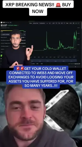 Warning ‼️ Ensure you’re holding your XRP and other crypto assets only on the secure Web3 decentralized ledger to guarantee safety and maintain full custody of your coins. 🚨 Move out of cold wallets and centralized exchanges like Robinhood, Uphold, Crypto.com, etc. they are not safe. ##greenscreen##xrp##xrparmy##xrpnews#viral 