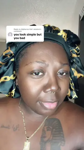Replying to @Alphanso Hall  wisdom I’m a goddess and goofy just myself lol simple nah 
