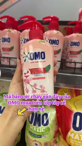Thấy rẻ hơn mua liền nha ạ#omo #nuocgiatdochip 
