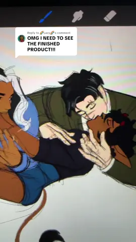 Replying to @🌈Lacy🌈 here you goooo I’ll be posting more art of my boys this week! #artvlog #sketch #ocart #characterart #webtoon 
