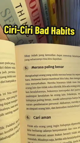 Buang jauh-jauh habit jelek.