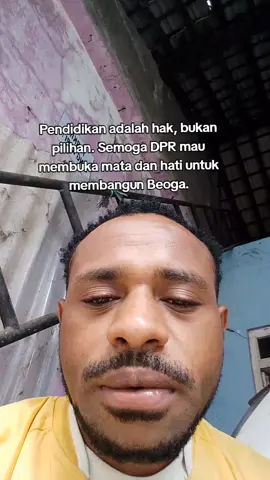 Generasi Beoga butuh sekolah, bukan janji. Saatnya DPR melihat kondisi nyata dan membangun fasilitas yang layak. #beogapapua  #pemerintahpuncakpapua 