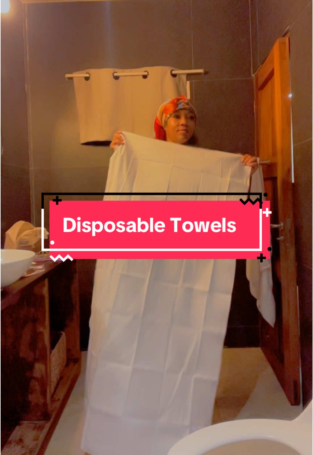Please add to your bougie girl travel necessities  #traveltips #disposablefacetowel #towels #tiktokshop 