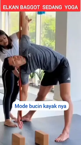 ELKAN BAGGOT SEDANG YOGA, MODE BUCIN #elkqnbaggot #pemaintimnas 