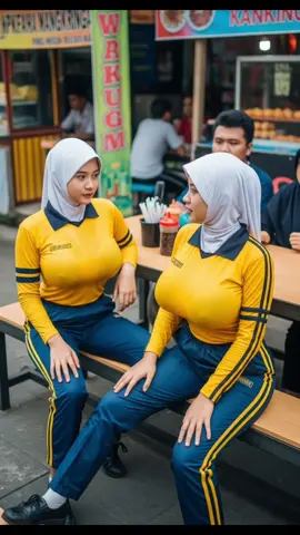 pulang lnsung ngegosip 🤭 #fypシ゚viral #cewekidaman #jilbabcantik #cewekcantik 