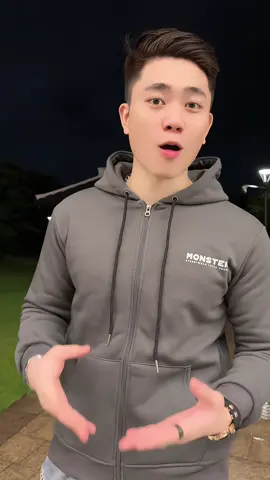 Áo Hoodie ZIP khoá Monster--Si