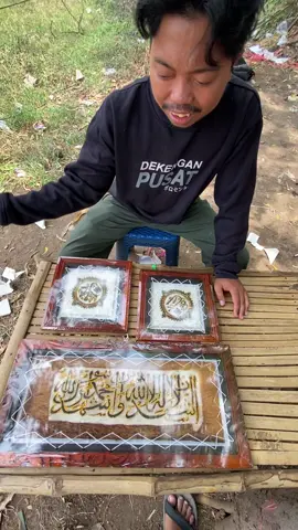 Cocok buat musholla !! #kaligrafidindingrumah 