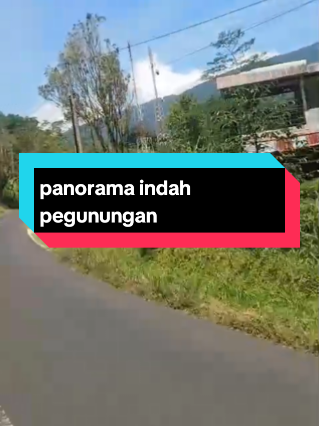suasana sejuk udara pegunungan #panorama 