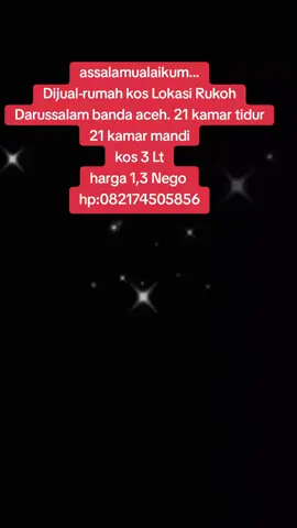 kos dijual 