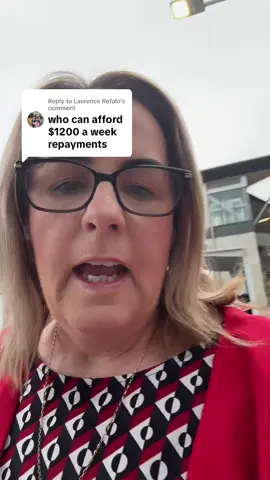 Replying to @Laurence Refalo  $1200 a week = a $900k loan 😳 Not where most first home buyers start. Don’t let the headlines scare you #firsthomebuyer #homebuyingtips #propertyaustralia #mortgagetips #penrith 