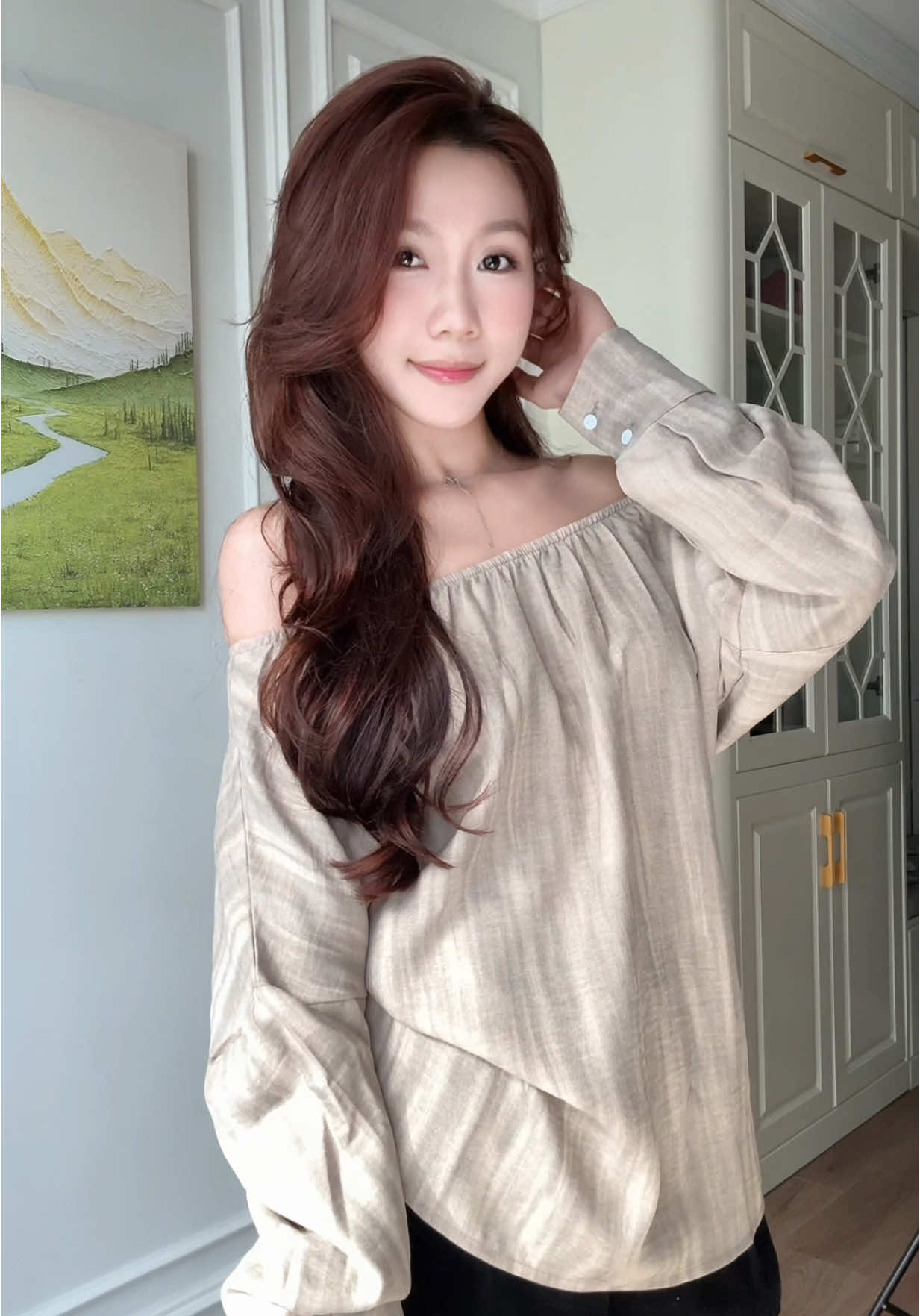 Áo màu này lạ mà đẹp haaa 😙 #xuhuong #OOTD #reviewquanao #samhyewear #outfitmuathu 