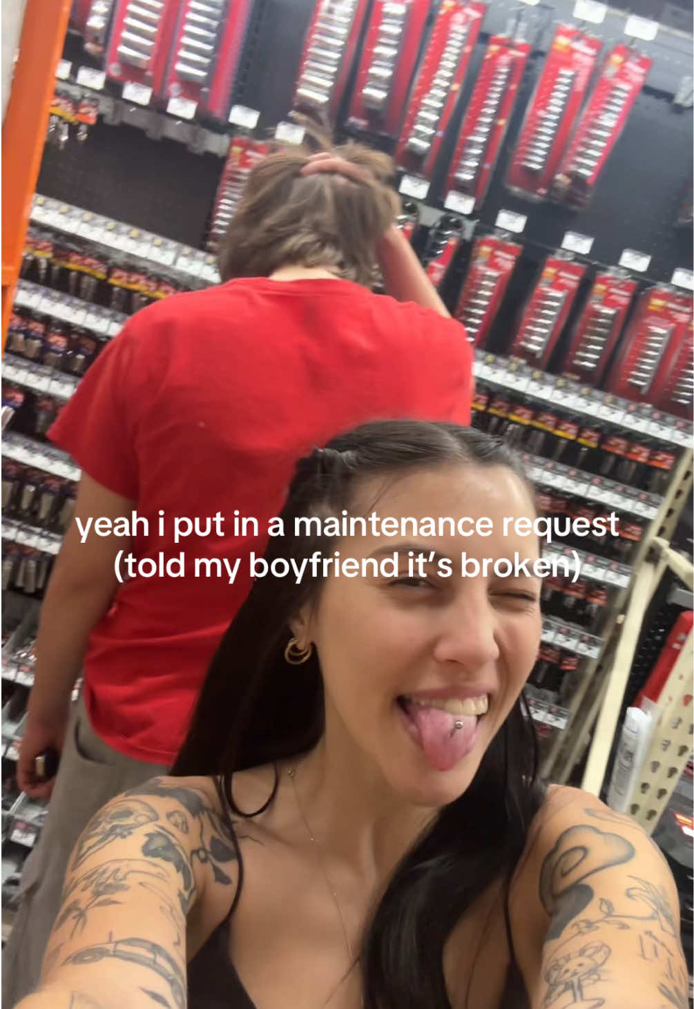 home depot at 8pm ! yippie !