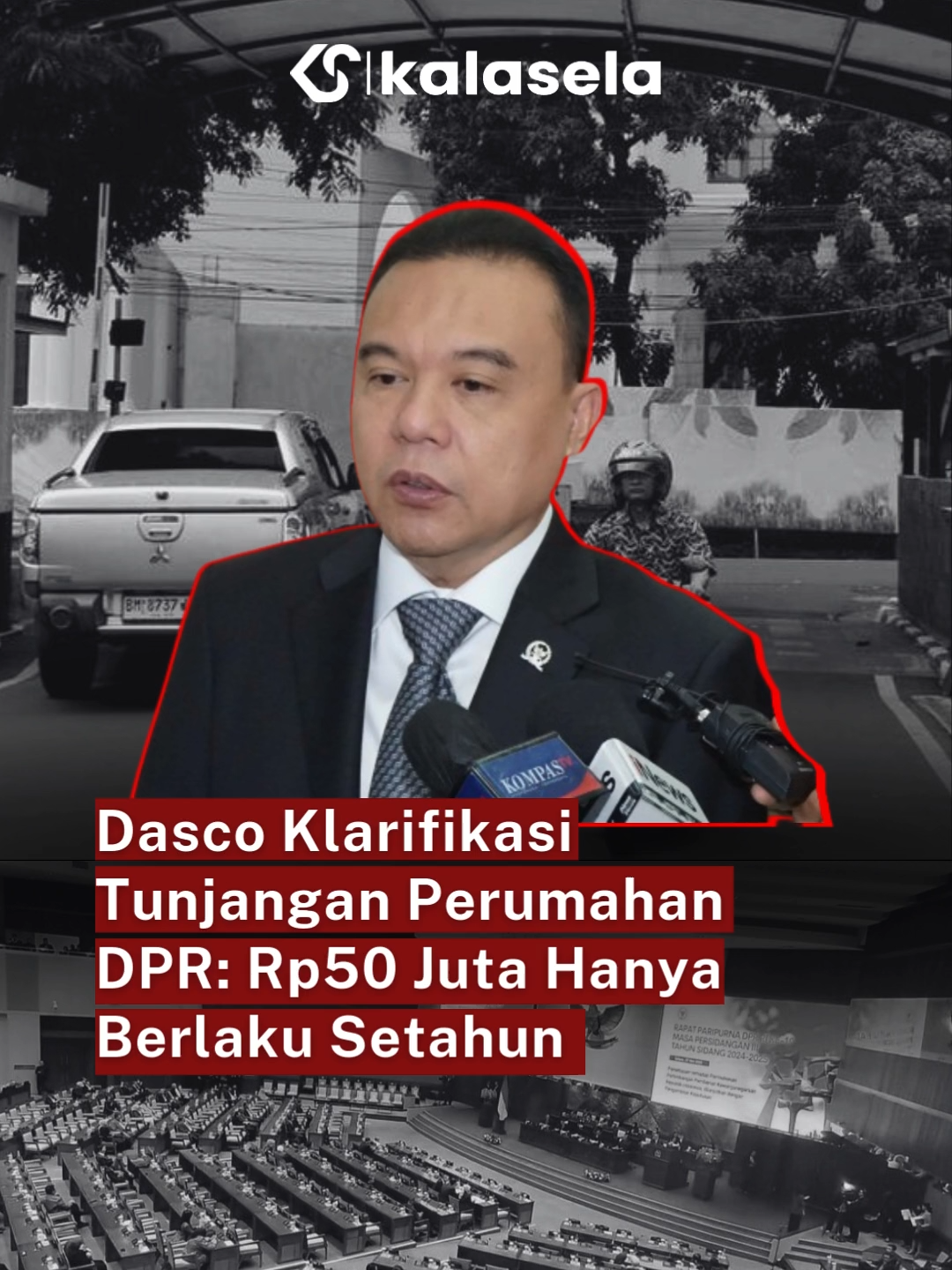 Polemik tunjangan perumahan anggota DPR akhirnya dijelaskan Wakil Ketua DPR RI Sufmi Dasco Ahmad. Ia menegaskan, tunjangan Rp50 juta per bulan hanya diberikan selama Oktober 2024 hingga Oktober 2025, bukan sepanjang masa jabatan. Total Rp600 juta itu, kata Dasco, dipakai anggota dewan untuk mengontrak rumah selama lima tahun sebagai pengganti rumah dinas di Kalibata yang kini sudah tidak disediakan. “Mulai November 2025, pos tunjangan Rp50 juta sudah tidak ada lagi,” ujarnya, sembari menegaskan bahwa keputusan ini merupakan hasil pertimbangan bersama Pemerintah dan DPR sesuai harga sewa rumah di Jakarta. #dasco #dpr #tunjangandpr #berita #beritaterkini #beritaviral