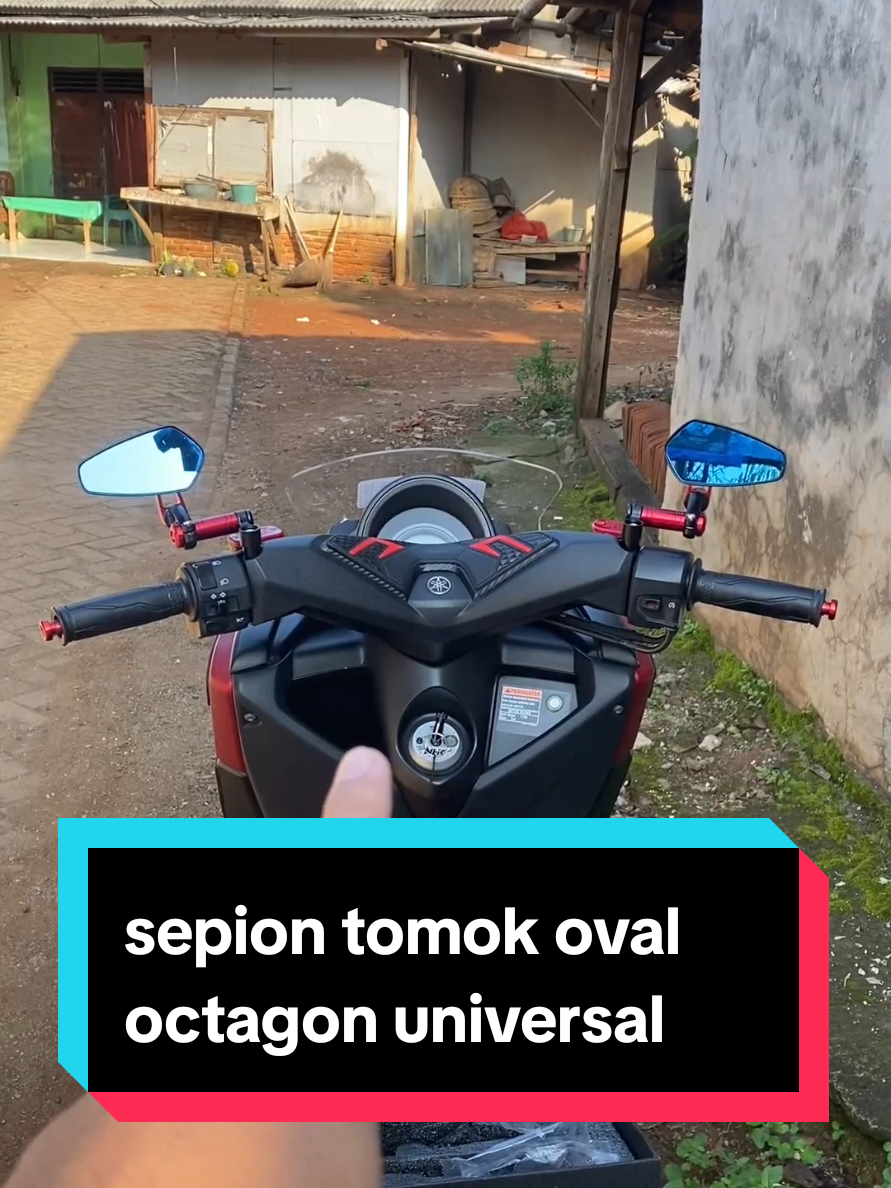 sepion tomok oval octagon universal.#spion #sukucadangmotor #motorcycle #wibgajian 