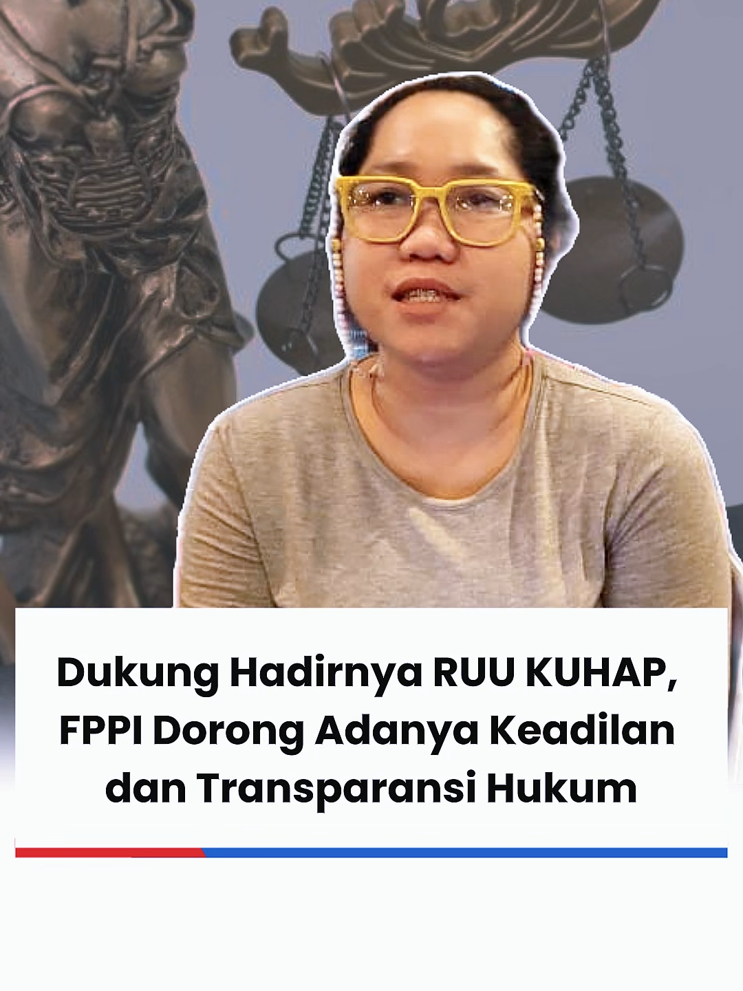 Front Perjuangan Pemuda Indonesia (FPPI) menyatakan dukungan terhadap hadirnya Rancangan Undang-Undang Kitab Undang-Undang Hukum Acara Pidana (RUU KUHAP) sebagai bagian dari upaya memperkuat sistem hukum Indonesia yang lebih adil dan transparan. Ketua FPPI, Sari Wijaya, menegaskan bahwa pihaknya selalu mendorong adanya pembaruan hukum demi memperbaiki sistem demokrasi di Indonesia. Namun, ia menekankan pentingnya keterbukaan negara dalam melibatkan masyarakat dalam setiap proses pembahasan. “Kalau mau ada pembaruan hukum, kita dukung sekali. Tapi harus benar-benar berasaskan keadilan dan transparansi. Jangan hanya jargon, tapi rakyat tidak dilibatkan dalam prosesnya,” ujar Sari. Menurutnya, penolakan sejumlah elemen masyarakat sipil terhadap RUU KUHAP bukan tanpa alasan. Hal itu terjadi lantaran ruang partisipasi publik dalam penyusunan aturan dianggap masih terbatas. “FPPI mendorong agar demokrasi dibuka seluas-luasnya untuk rakyat. Negara harus bisa membuka ruang dialog, supaya rakyat bisa bersuara dan merasa memiliki arah pembaruan hukum yang dibuat,” tegasnya. Dengan demikian, FPPI menilai kehadiran RUU KUHAP harus menjadi momentum memperkuat keadilan substantif dan memastikan bahwa prinsip transparansi benar-benar dijalankan, bukan sekadar slogan. #RUUKUHAP #FPPI #KUHAP #FrontPerjuanganPemudaIndonesia #SariWijaya  #komaindonesia #komaid #komatv