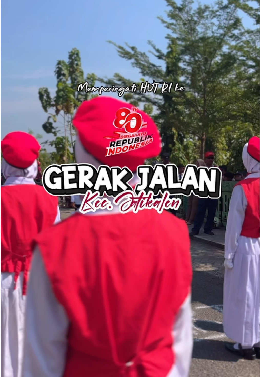 Gerak Jalan Smpn 2 Jatikalen, HUT ke 80 RI. #kemerdekaanindonesia🇮🇩 #smpn2jatikalen #nganjuk24jam #jatikalen #smpnnganjuk 