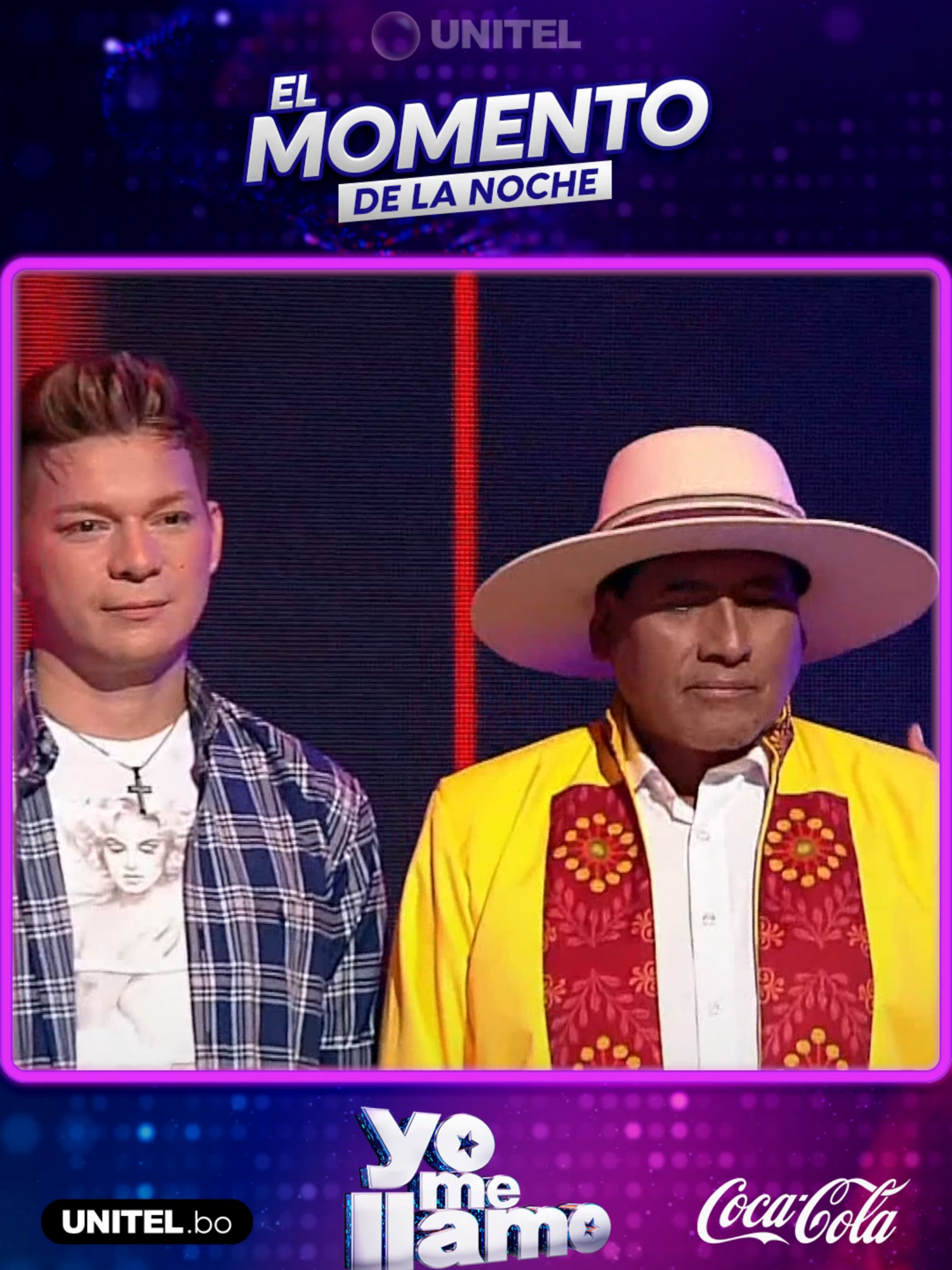 Elmer Hermosa y María Becerra los nominados de la noche de martes #YoMeLlamo #YoMeLlamoBolivia #YMLL #Unitel