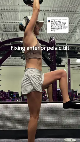 Replying to @Amber Dean  Been practicing since I posted OG vid and I think my form is getting better!! My core feels stronger too and back doesn’t hurt as much 🥰 #GymTok #fitnessjourney #wellness 