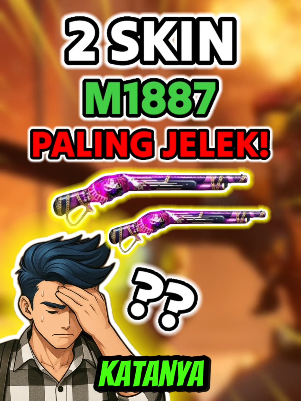 2 Skin SG2 Paling Jelek Kata Bocil Epep #freefire #ff #freefireindonesia #bocilepep 